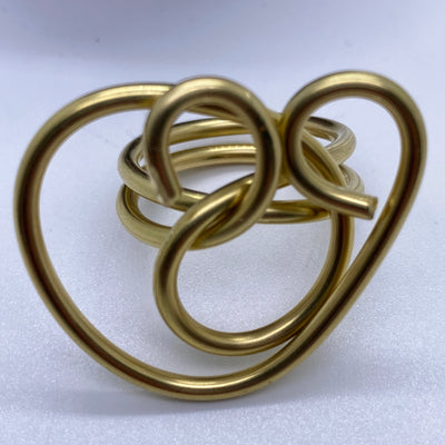 Brass ring n.8 size O