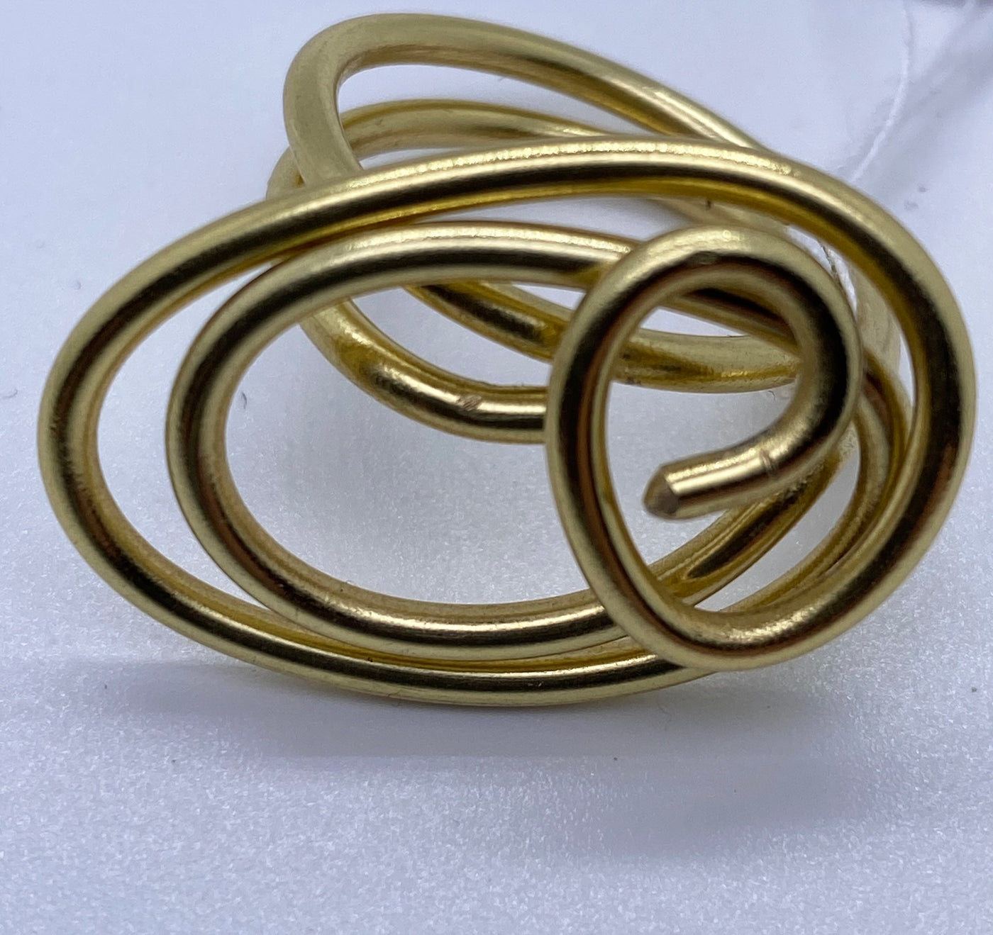 Brass ring n.3 size 7 