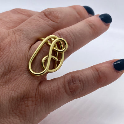 Brass ring n.5.5 size 6