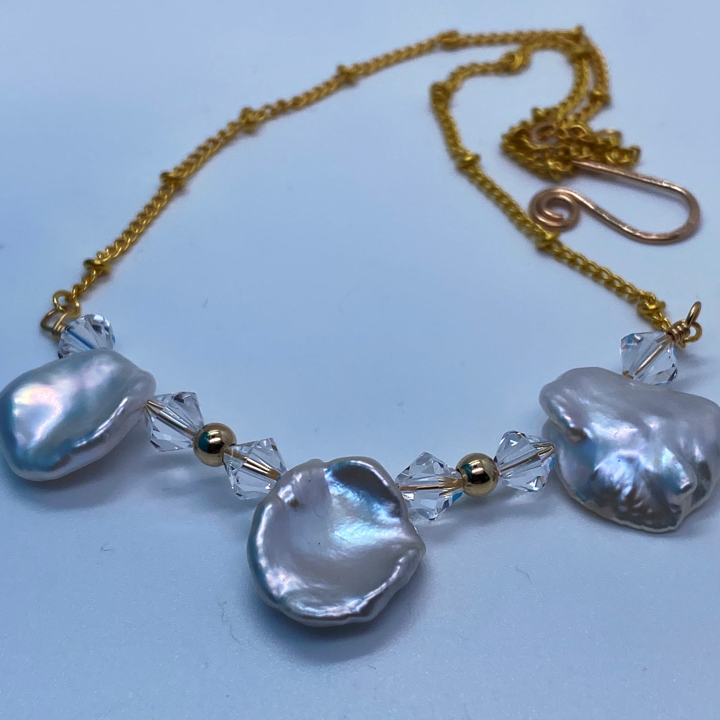 Baroque swarosky necklace 1